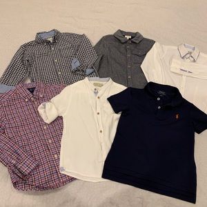 6x boys shirts size 5